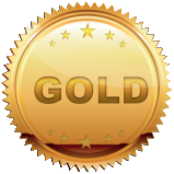 gold kids party icon