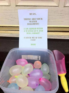 Water balloon wars, Kids Birthday Party Ideas